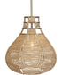Hestia 1 Light Natural Rope Pendant