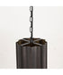Allegra 1-Light Mini Pendant Gunmetal / Gold