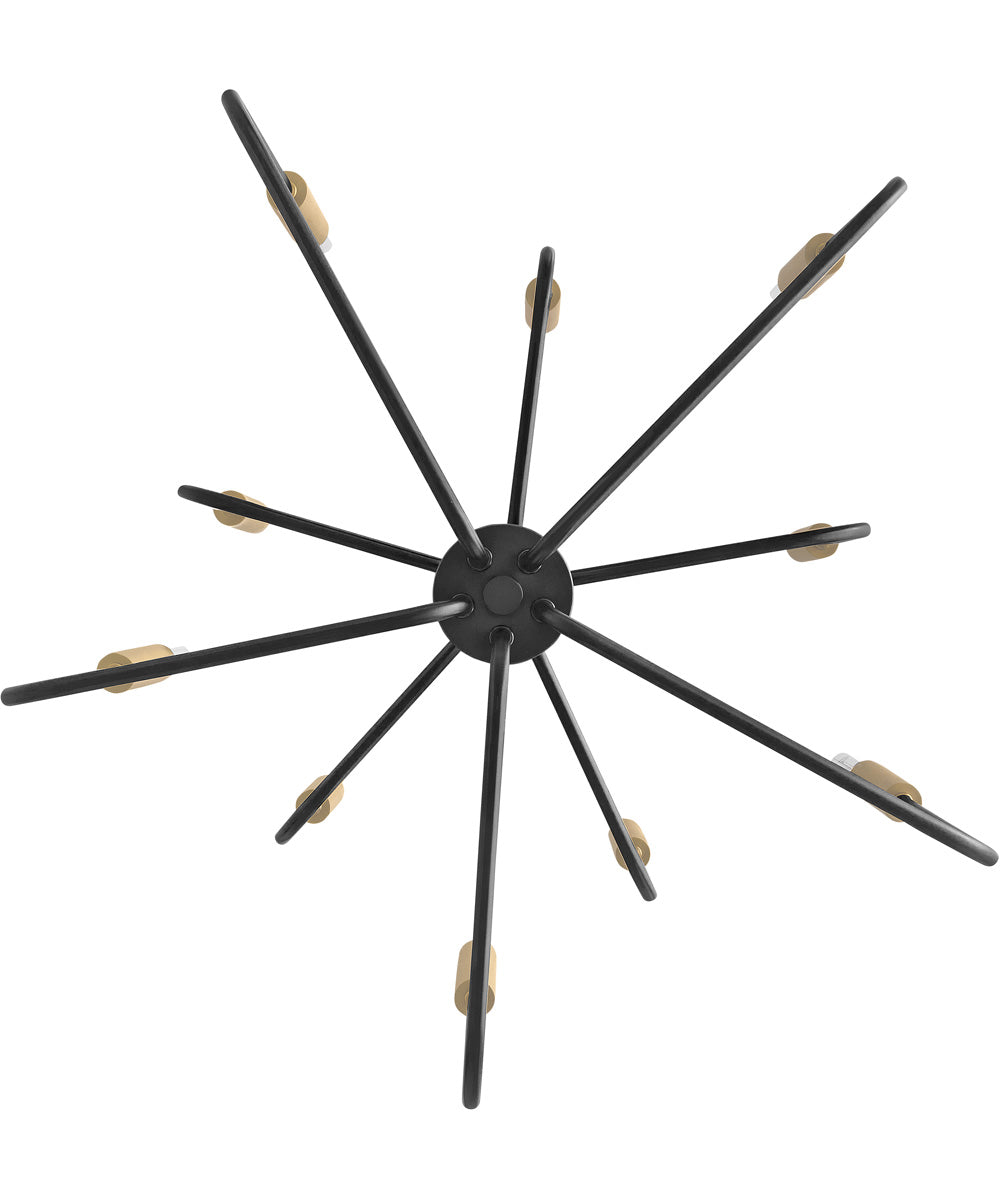 Austen 10-Light Medium Multi Tier in Black