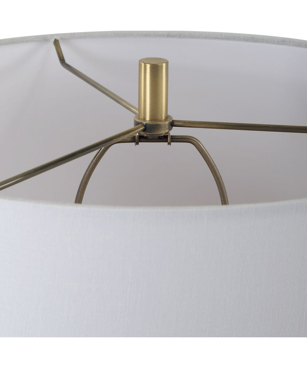 Meltdown Ivory Teal Table Lamp