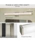 Phase 6.1 24 in. 5CCT Integrated LED Linear Vanity Light Brushed Nickel