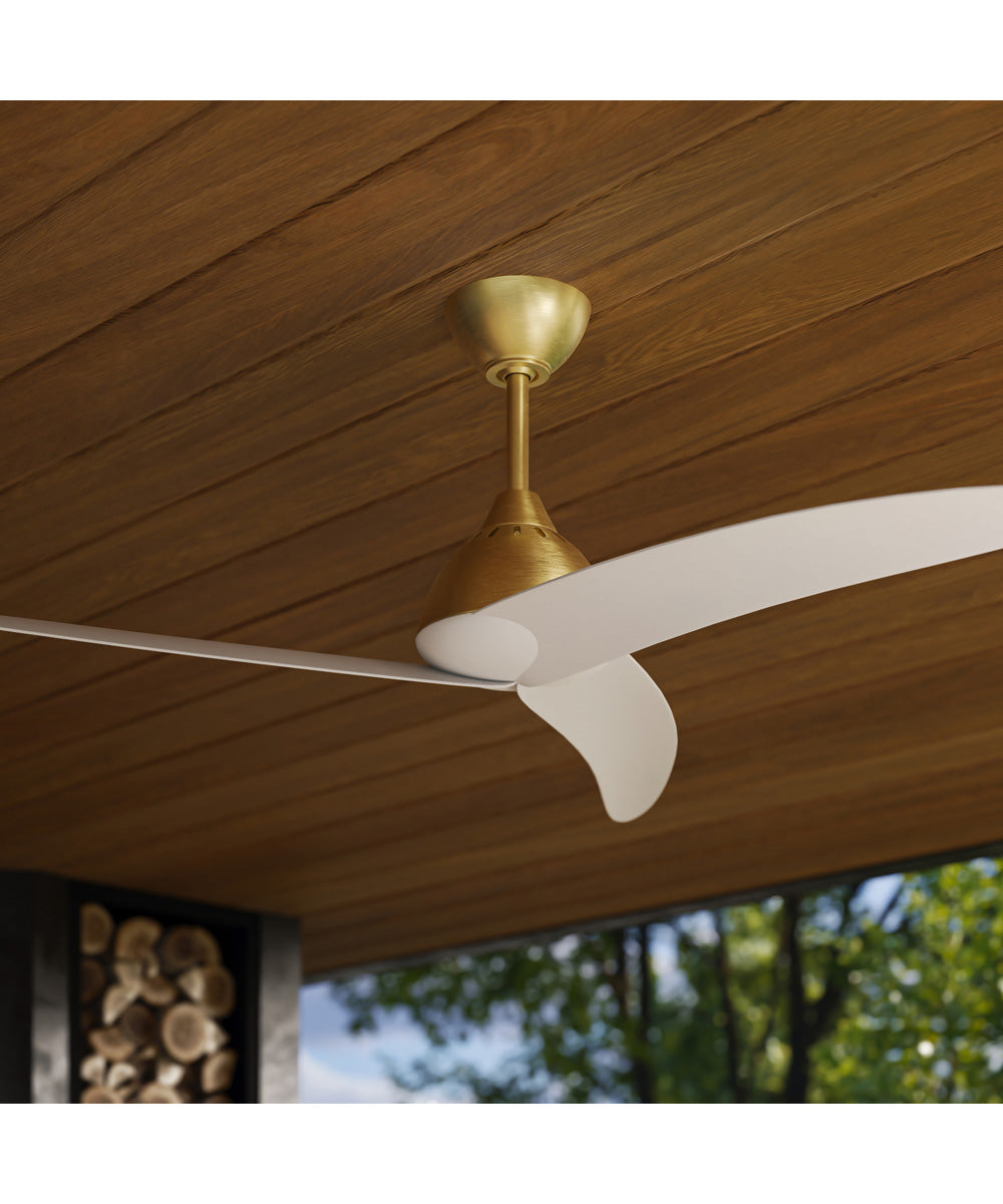 Nirra 52-in. 3-Blade Modern Ceiling Fan Champagne Bronze