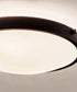 17"w Lytham 3-Light Flush Mount Light Black Finish with Satin Etched White Glass Shade