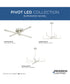 Pivot LED 6-Light Chandelier with Downlight Burnished Nickel