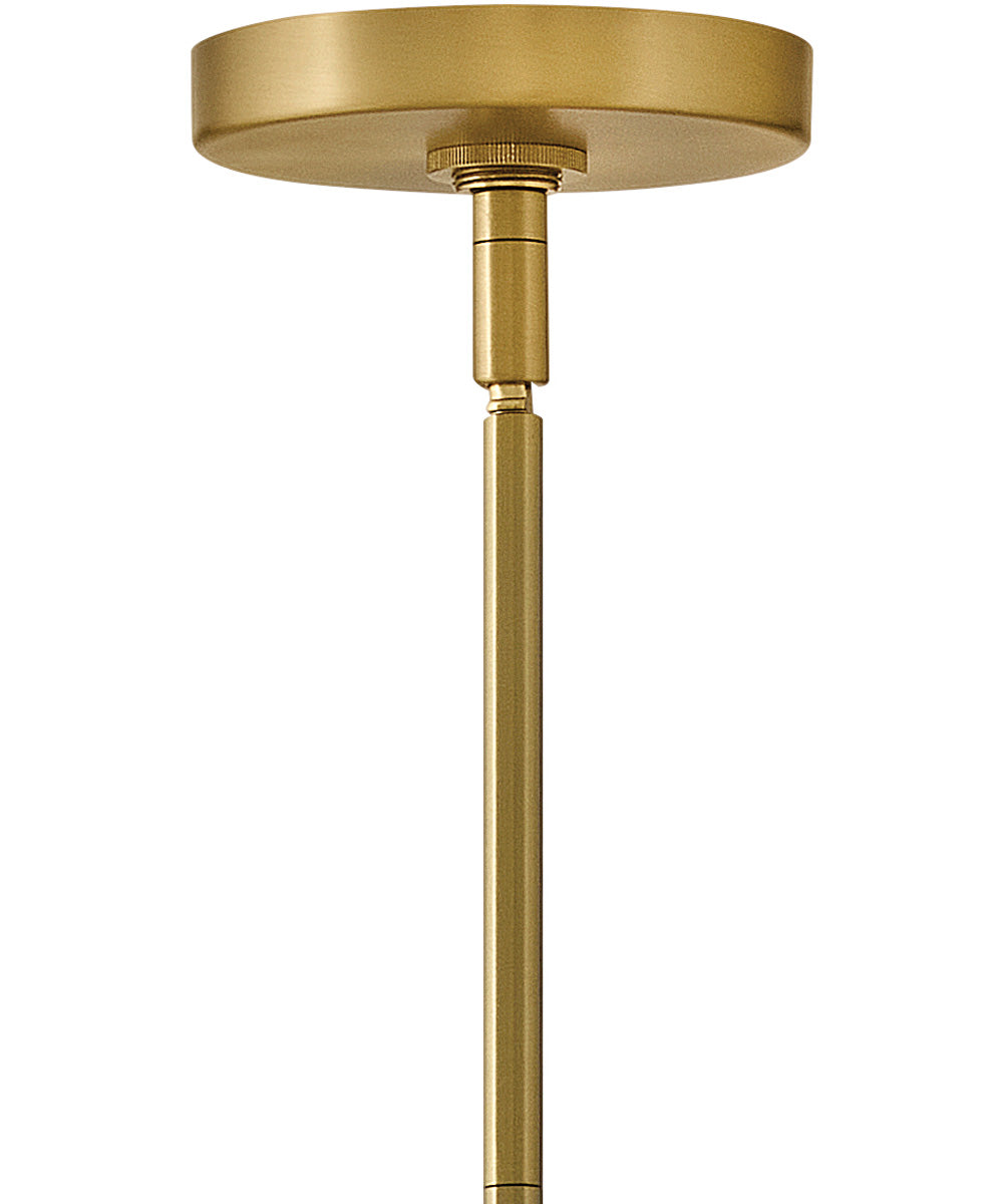 Maude 2-Light Medium Single Tier in Lacquered Brass