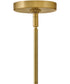Maude 2-Light Medium Single Tier in Lacquered Brass