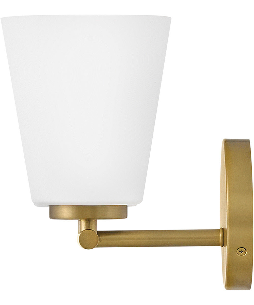 Bri 3-Light Medium Three Light Vanity in Lacquered Brass