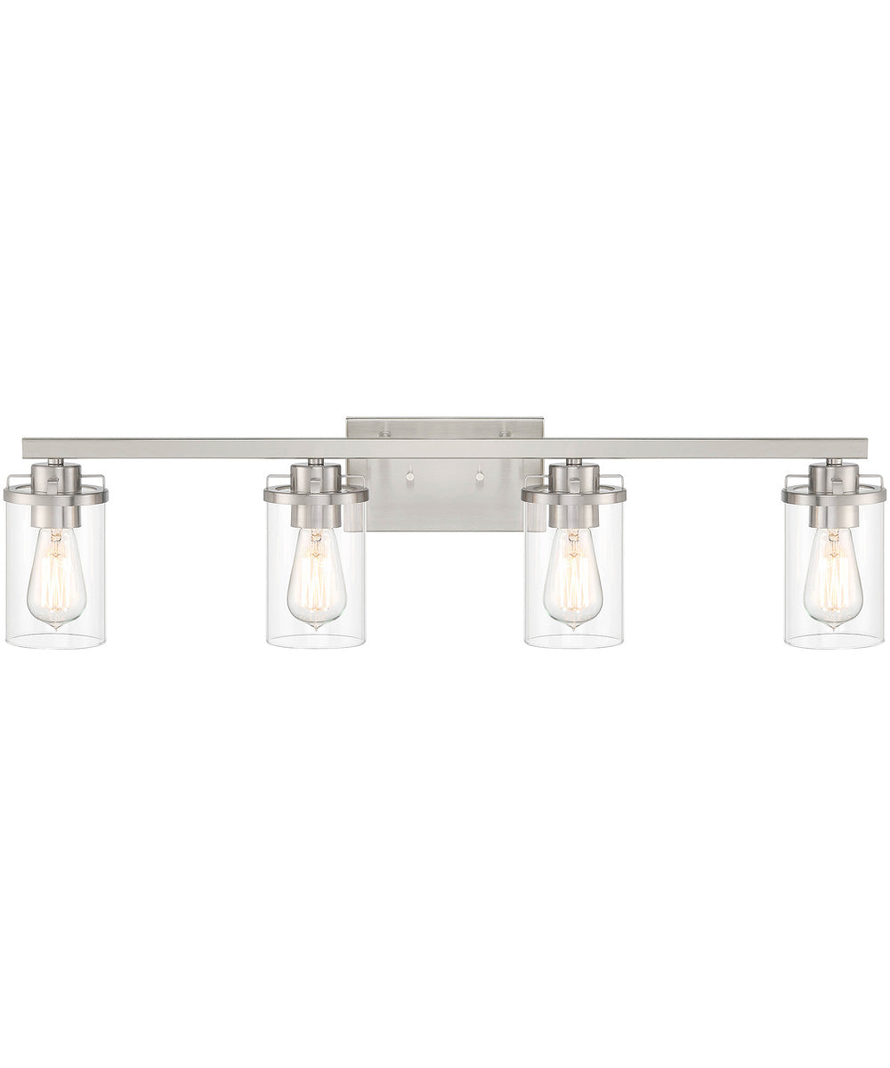 Jedrek 4 Light Vanity Brushed Nickel