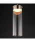 Highball Clear LED Pendant Satin Nickel