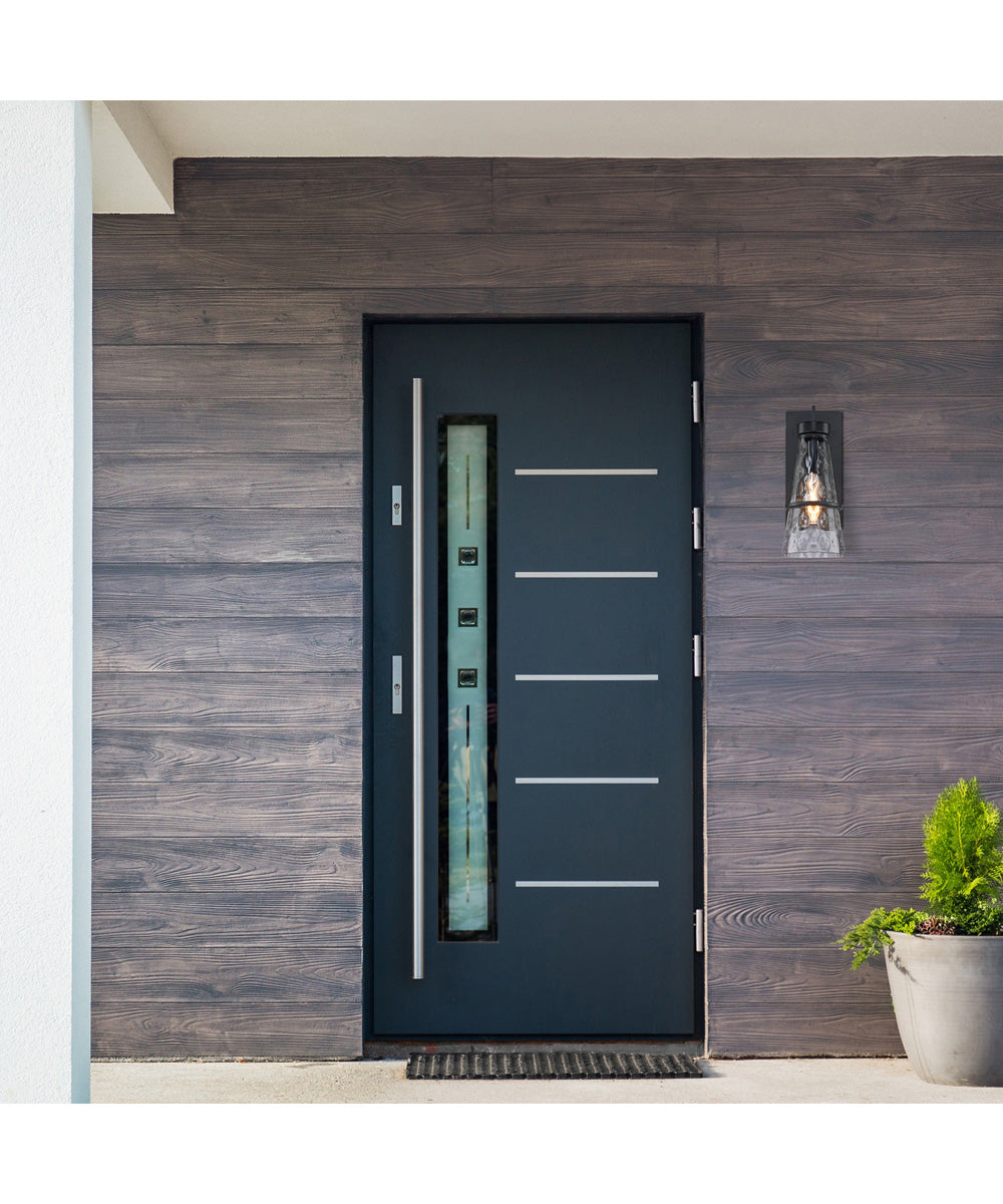 Field Daisy Lane Outdoor Wall Sconce Black