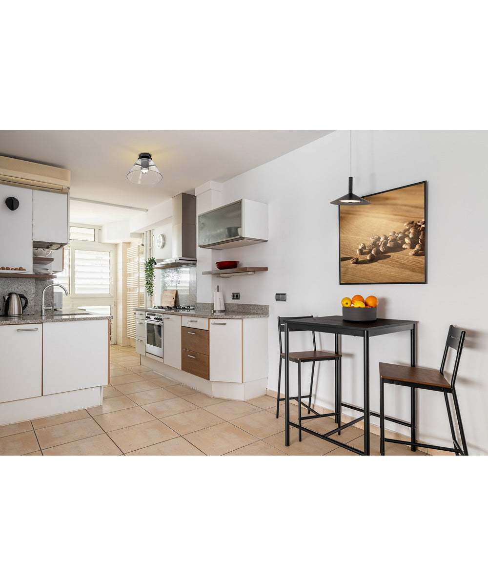 Edmond  Close-to-Ceiling Matte Black