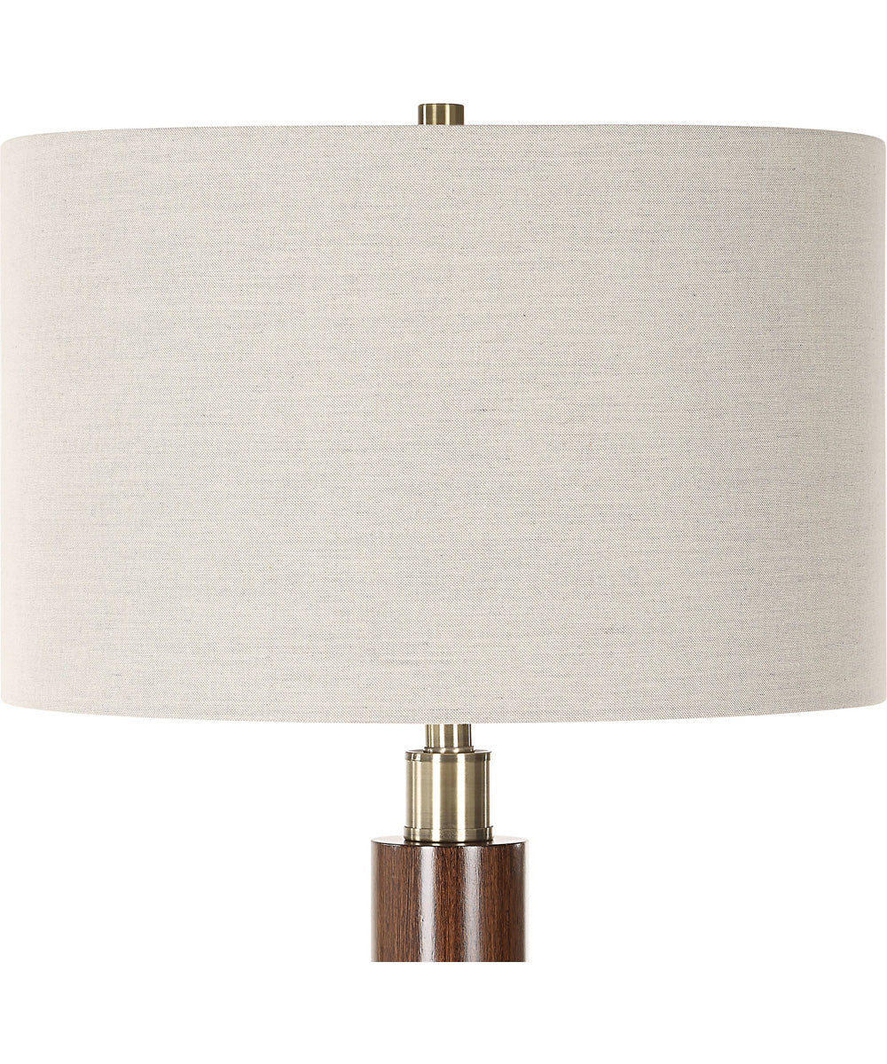 Stacked Wooden Floor Lamp