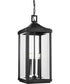Gibbes Street 3-Light Hanging Lantern Textured Black