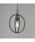Martel 1-Light Mini Pendant Blacksmith