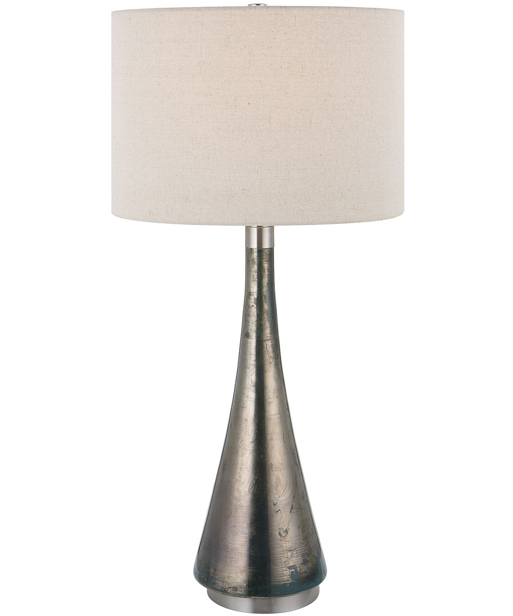Contour Metallic Glass Table Lamp