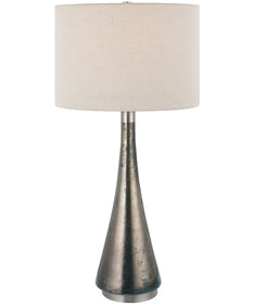 Contour Metallic Glass Table Lamp