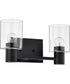 Clarksville 2-Light Vanity & Wall Matte Black