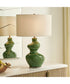 Esall Dark Green Table Lamp