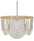 Arches 1 Light Rattan Pendant