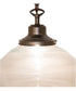 16" Wide Revival Schoolhouse Traditional Globe Pendant