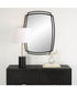 23x32" Wall Mirror in Satin Black