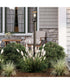 Cantley Outdoor Post Mount Lantern Light with Clear Glass Panels Antique Bronze