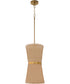 Fairview 2-light Pendant Brushed Brass