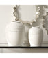 Luna Ridge White Ceramic Vases Set of 2