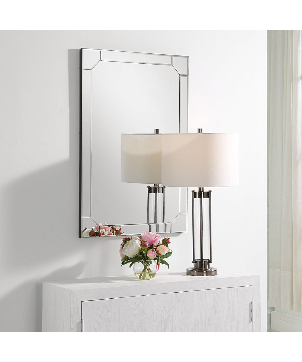 24x36" Wall Mirror Beveled Panels with Clipped Corners