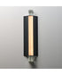 Hyperion Outdoor 18 inch LED Outdoor Wall Sconce Black