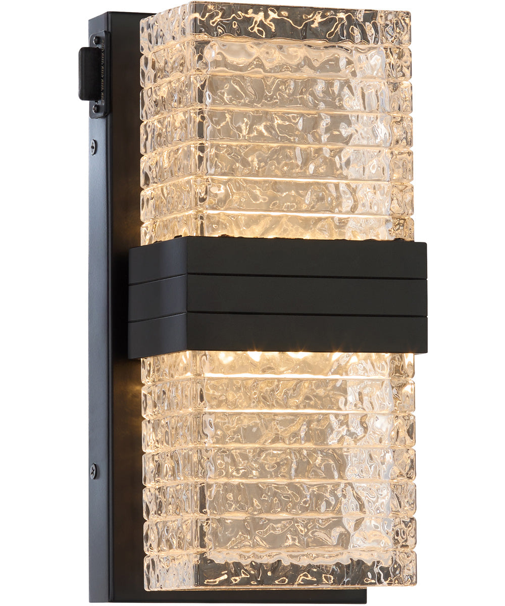 Boreas Outdoor Wall Sconce Wall Mount Light Fixture Matte Black