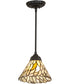 8" Wide Willow Jadestone Mini Pendant Light