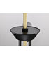 Marc 3-Light Chandelier Matte Black