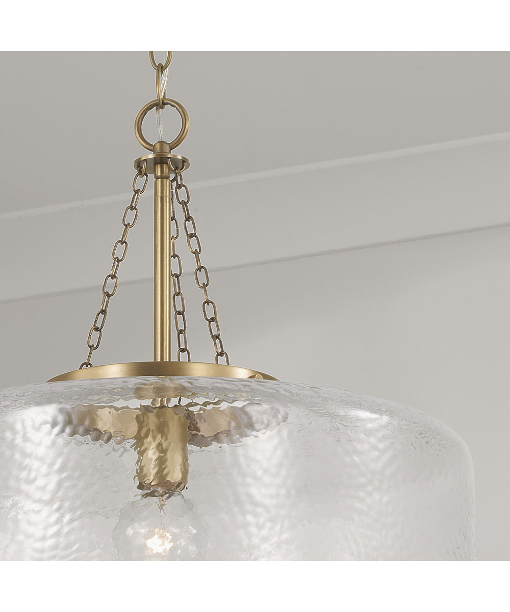 Landon 1-Light Pendant Aged Brass