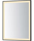 Framed 24x32 LED Mirror - 3CCT Black