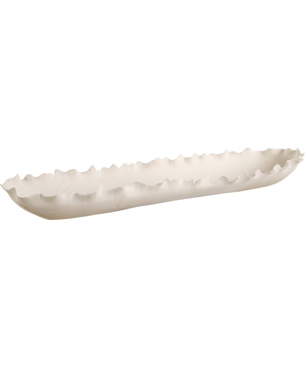 Ripple Crest White Bowl