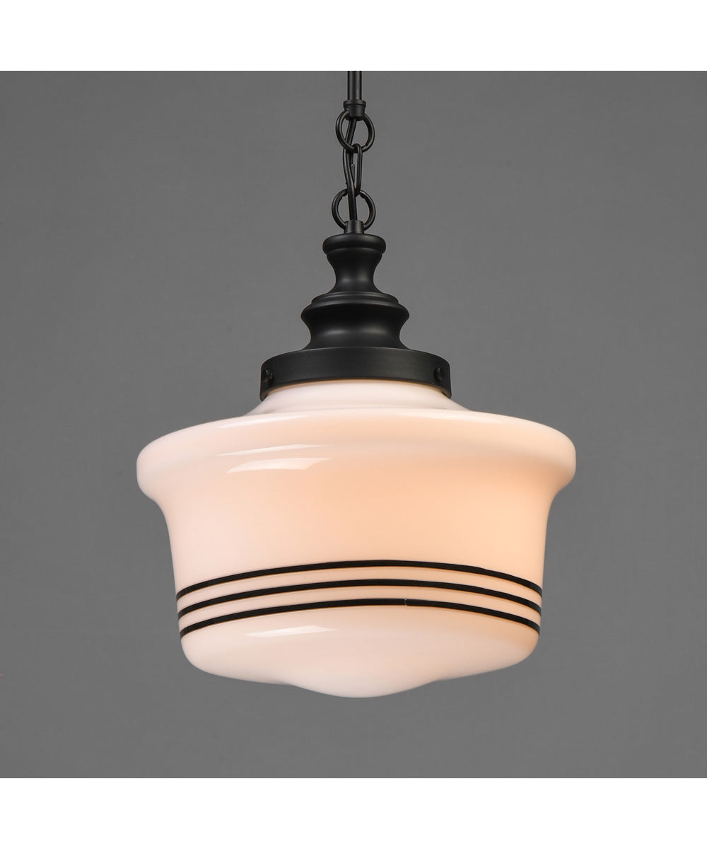 Eureka 1-Light Pendant Black