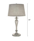 28"H Satin Nickel Signature by Stiffel Table Lamp, 3-Way