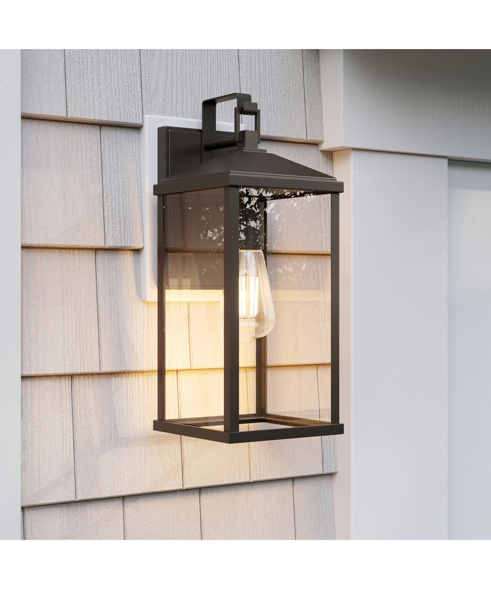 Cantley Large Outdoor Wall Lantern with Clear Glass Panels Antique Bronze