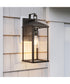 Cantley Large Outdoor Wall Lantern with Clear Glass Panels Antique Bronze