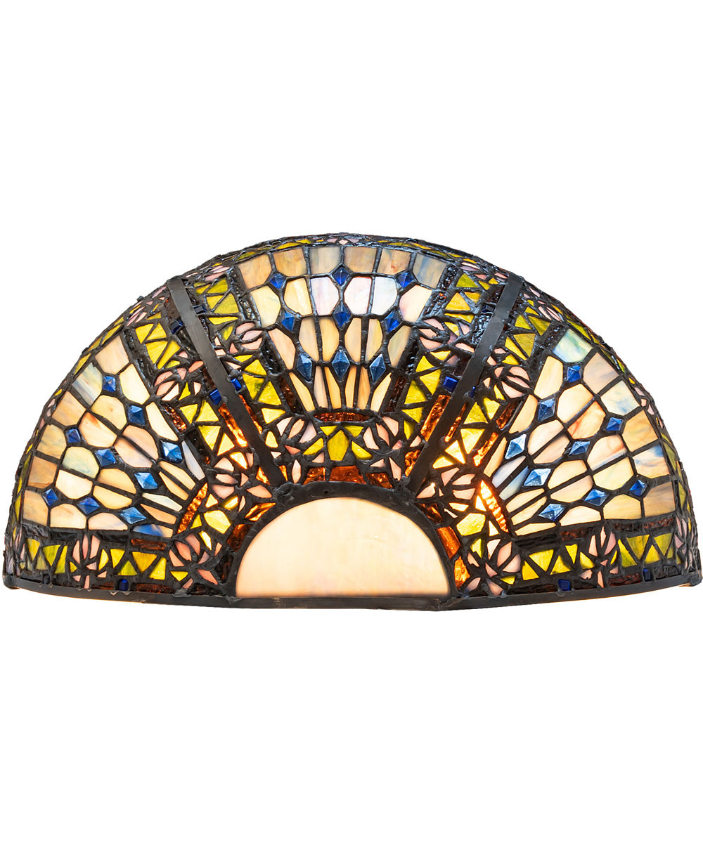 15" Wide Fleur-de-lis Wall Sconce