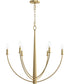 Jheni 6-Light Chandelier Brushed Gold
