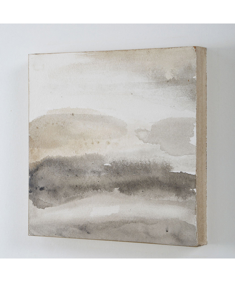 Studying Sepia Hand Painted Canvases Set of 4