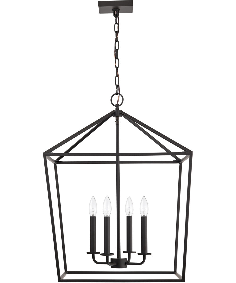 Emma 4-Light Pendant Matte Black