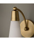 Tess 1-Light Sconce Aged Brass