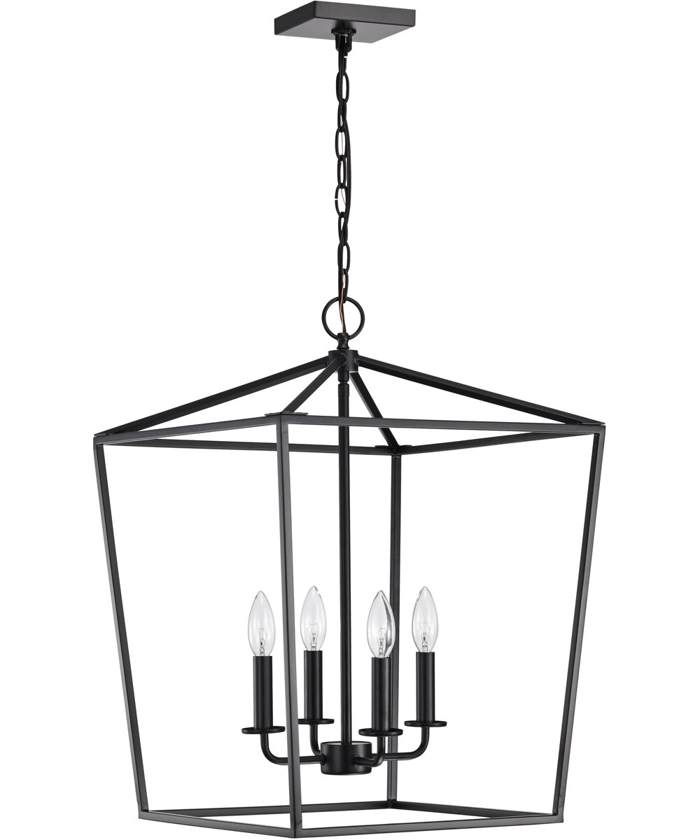 Emma 4-Light Pendant Dark Bronze