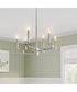 Summit 6 Light Chandelier Brushed Nickel