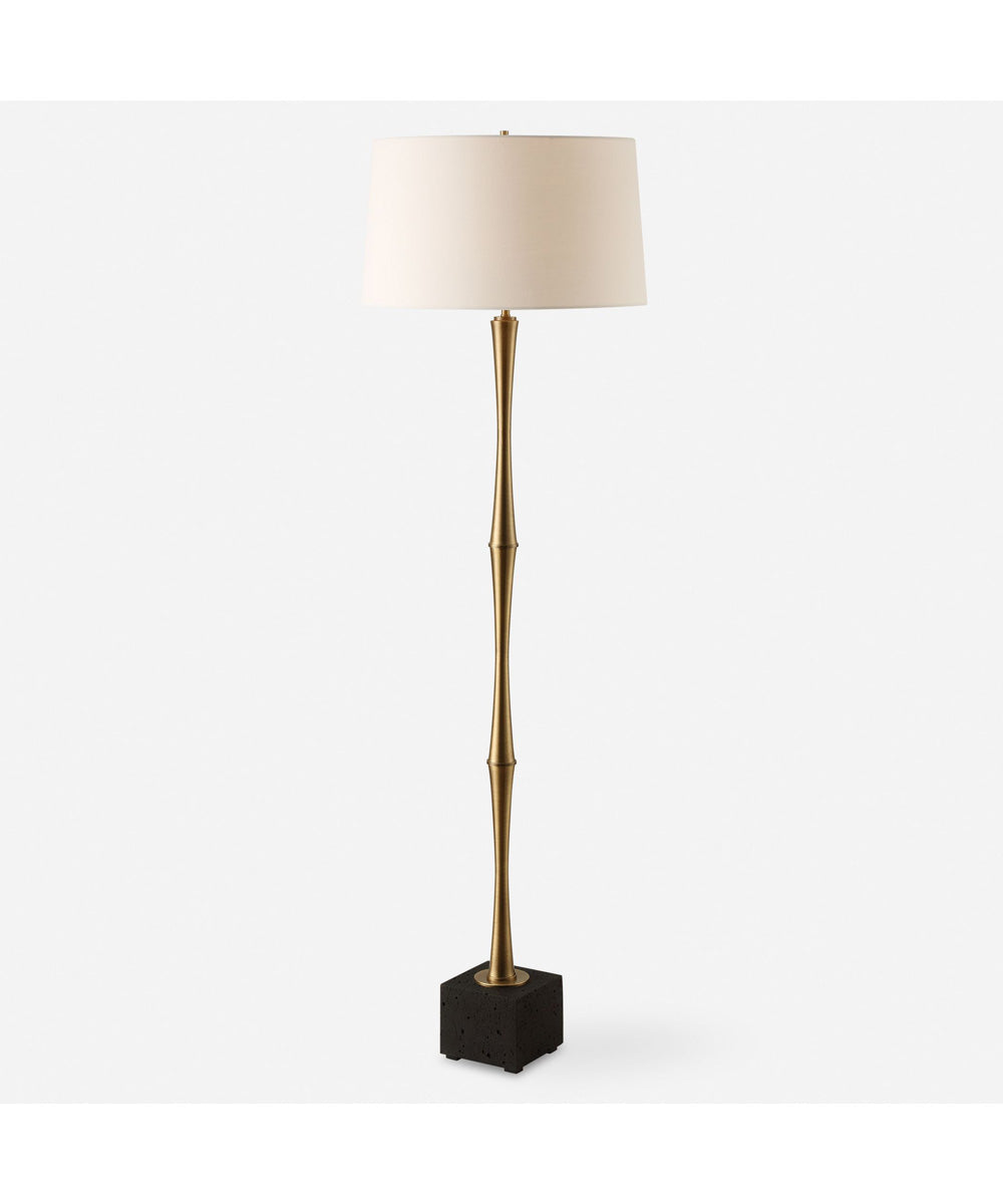 Shino Antique Brass Floor Lamp