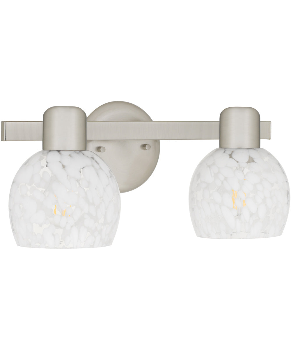 Layton 2-light Bath Light Brushed Nickel