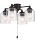 4-Light Accessory Flat Black